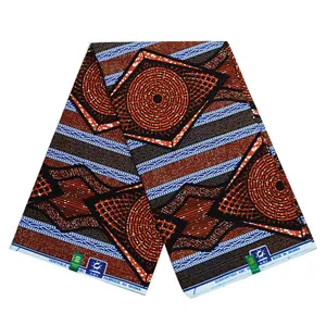Модная новейшая высококачественная ткань с принтом в африканском стиле