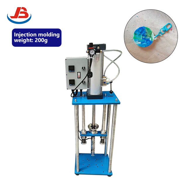 JB Household 450g Vertical Injection Molding Machine Mechanical Desktop PP Small Space Solution Home Use 1.5Tons Clamping Force