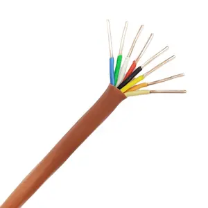 LVT恒温器电线18/8芯-棕色-实心铜18号电缆-CL2 CMR立管额定 (CL3) CSA型