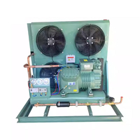 Unité de stockage frigorifique refroidie par air et par eau 5 tonnes R404A -20~-40 Compresseur hermétique à haute productivité 380V
