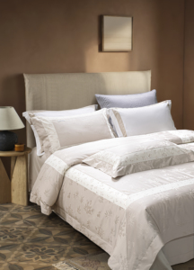 CR toàn bộ chuỗi thủ công giường: 140S European jacquard với Dual-Tone thêu & tối giản sang trọng - Product Image 3