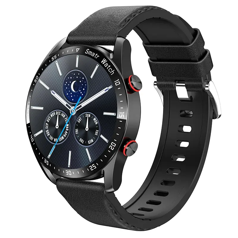 Jam tangan pintar pria dan wanita, jam tangan pintar layar sentuh penuh baterai tahan lama Bt panggilan Ip68 beberapa mode olahraga tahan air