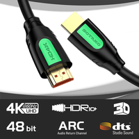 Cable HDMI2.0 SOTAKO 4K60Hz de Alta Velocidad, Chapado en Oro, Blindado con Lámina de PVC, Macho-Macho, para HDTV, TV, Monitor, Proyector, Laptop, PC, DVD
