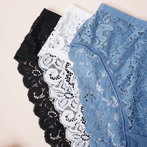 Slip da Donna in Pizzo Romantico Francese, <span class=keywords><strong>Sexy</strong></span>, Premium, Morbidi, Traspiranti, Comodi, Modellanti, a Vita Media, Senza Cuciture, a Triangolo - Product Image 5