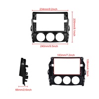 (Estoque dos EUA) Podofo 9 ''Android 13 Rádio Do Carro Para Mazda MX-5 2009-2015 Rádio Carro CarPlay Android Auto GPS WIFI BT FM RDS Atacado