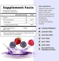Gummies 5-HTP naturelles, complément 5-HTP avec calcium, L-tryptophane, gommes à mâcher pour soulager le stress, gommes L-théanine, gommes 5-HTP