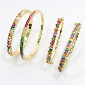 New Design High Quality Genuine Gold Plated Copper <strong>Bangle</strong> for Women <strong>Bracelets</strong> - Product Image 1