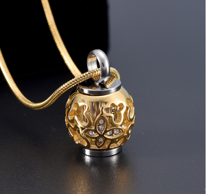 Bella Farfalla Della Cavità Ceneri Ciondolo Pendente Della Collana di Gioielli Cremazione Urne Memoriale Ceneri Holder Lanterna Urne Per Le Ceneri - Product Image 1