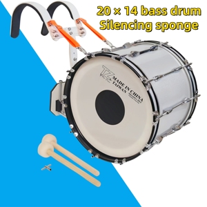 Tamburo Basso da 20 Pollici con Spugna Silenziosa, Stile a Tracolla, Suono Basso e Potente, Vendita all'Ingrosso del Produttore - Product Image 2