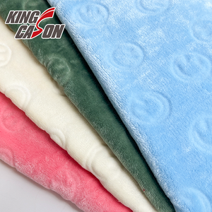 Kingcason mondialement populaire tricoté écologique OEKO-TEX certifié un côté chaud soyeux flanelle <span class=keywords><strong>tissu</strong></span> <span class=keywords><strong>polaire</strong></span> pour les vêtements - Product Image 2
