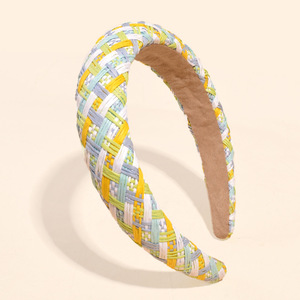 Masque de fête intégral en polyester, <span class=keywords><strong>foulard</strong></span> noué en cuir perlé et orné de bijoux de luxe de 3,5 mm, durag, bandeau anti-transpiration, bandeau de yoga de créateur pour - Product Image 5