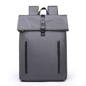 2025 New Arrival Roll-Up Laptop <b>Backpack</b> for Men <b>Business</b> Casual Schoolbag Waterproof Oxford for Outdoor Travelling Student - Product Image 6