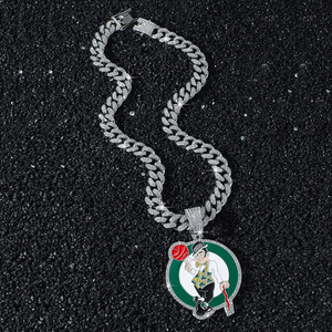 Nuevo Collar con Colgante Circular de Personajes de Dibujos Animados, Estilo Hip Hop, con Características Únicas, Collar para Hombre, Joyería de Moda - Product Image 3