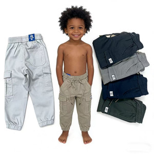 Livraison rapide, vêtements pour bébé, tissu doux, <span class=keywords><strong>pantalon</strong></span> décontracté pour garçons, couleur résistante à la décoloration, <span class=keywords><strong>pantalon</strong></span> <span class=keywords><strong>cargo</strong></span> pour bébés garçons de 6 à 36 mois - Product Image 1