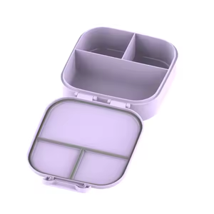 Adorable <strong>Princess</strong> Children's <strong>Lunch</strong> <strong>Box</strong>: Compact 3 Compartment Container with Secure Latch for Outings - Product Image 6