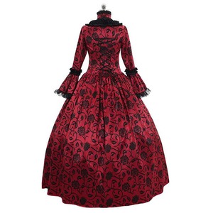 Mujeres Retro Cosplay Siglo XVIII Largo Medieval <span class=keywords><strong>Renacimiento</strong></span> Retro Vestido 2017 - Product Image 2