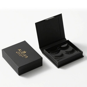 Custom Double-Sided Magnetic Flip-Top Lash <b>Box</b> Luxury Gift Packaging for Eyelashes - Product Image 5