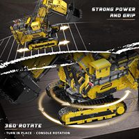 Yeni Neavy ABS Plastik Kamyonlar Mobil Uygulama 2.4G Kontrollü DIY Montaj 4767 Parça Tuğla 1:20 Ölçekli Yapı Taşları Setleri 14 Yaş ve Üzeri İçin