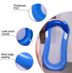 Hamaca flotante de agua, flotador inflable con respaldo, <span class=keywords><strong>silla</strong></span> flotante, cama, sofá, piscina, estera de playa, juguete para piscina - Product Image 2