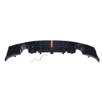 Diffuseur arrière avec éclairage LED pour BMW F22 F23 MP, lèvre de diffuseur de pare-chocs arrière avec lumière