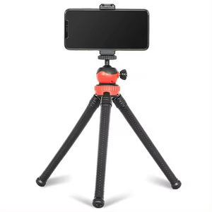 Trípode de teléfono móvil para teléfono inteligente de calidad, Mini trípode Flexible <span class=keywords><strong>con</strong></span> soporte de Clip, soporte de montaje para teléfono <span class=keywords><strong>iPhone</strong></span> para Go Pro para DSLR - Product Image 4