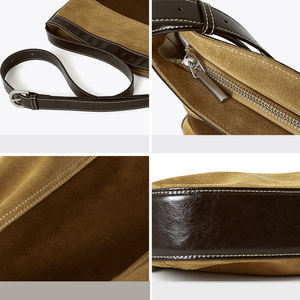 Venta directa de fábrica al por mayor 2025 moda femenina diseño único de alta merced mate cuero de vaca señora moda bolso de hombro para mujer - Product Image 6