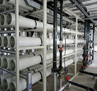 Station de traitement d'eau par osmose inverse entièrement automatique 60T/H avec pompe, moteur, roulement, réservoir sous pression et engrenage - Garantie 1 an