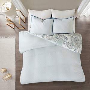 "ชุดปลอกผ้านวมลายดอกไม้และกลับด้านได้ลาย3D หรูหราสำหรับใช้ในบ้าน" - Product Image 4