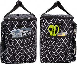 Funda para máquina de coser de tamaño perfecto con bolsillos de almacenamiento, funda protectora con cuerda lateral, bolsa para máquina de coser, muestra gratuita - Product Image 2