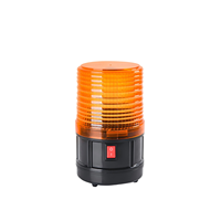 Barre lumineuse d'avertissement routier LED portable à haute luminosité, étanche, en matériau PC, alimentée par batterie, avec une autonomie continue de 50 000 heures