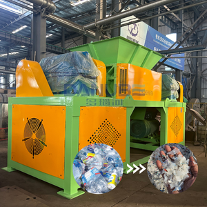 Waste Plastic Double Shaft Shredding <b>Machine</b>/plastic Grinding <b>Machine</b> Shredder <b>Machine</b> Plastic - Product Image 1