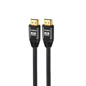 High Quality Gold Plated Hdmi Cable 4k 60z 3d High Speed 18gbps 4k Hdmi Cable Nylon Braid Ultra Hd 4k Hdmi Cable For Projector