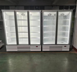 <span class=keywords><strong>Réfrigérateur</strong></span> vertical à porte vitrée pour boissons commerciales - Product Image 2