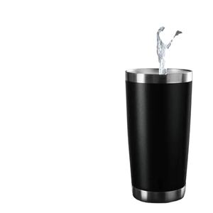 แก้วน้ำเก็บความร้อนสแตนเลสเคลือบสีฝุ่น พิมพ์โลโก้ได้ตามสั่ง ขายส่งจากโรงงาน ขนาด 20 และ 30 ออนซ์ สำหรับเดินทางในรถยนต์ พร้อมฝาปิด สำหรับใส่กาแฟ - Product Image 2