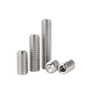 DIN 916 Metric Hex đầu Grub Bộ ốc ví<span class=keywords><strong>t</strong></span> thép không gỉ 316 ổ cắm Bộ Lớp 4 Nickel tráng - Product Image 4