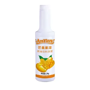 Buon prezzo dei fornitori di succo concentrato di succo di Mango aromatizzato Halal sciroppo di Mango