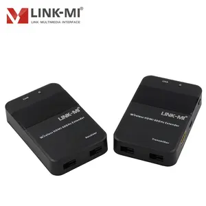 LINK-MI 30M/98FT60GHzワイヤレスオーディオ/ビデオ送信機および受信機WIFIワイヤレスエクステンダーHDMIポータブル非圧縮HD A/V