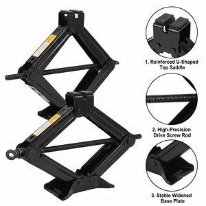 Gato Hidráulico de Tijera de 4 Toneladas Económico para Reparación de Automóviles, Versátil y Fácil de Usar - Product Image 3