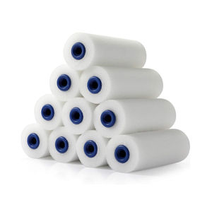 Cubierta de <span class=keywords><strong>rodillo</strong></span> de esponja sin goteo, 4 pulgadas, Mini <span class=keywords><strong>rodillo</strong></span> de pintura de espuma, recargas, blanco, suave, <span class=keywords><strong>para</strong></span> habitación del hogar, pintura de techo de pared - Product Image 2