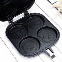 Roue Gâteau Poêle Poêle À Frire Maison Antiadhésive Machine Gâteau Cuisine Équipement Type Gaz Gâteau Moule Gaufrier Pan