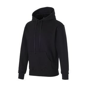 Sudadera con Capucha Holgada de Mezcla de Poliéster/Algodón, Forro Polar Térmico de Doble Capa, con Cordón Ajustable y Bolsillo Canguro, Estilo Casual Urbano - Product Image 2