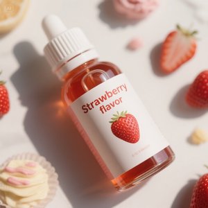 Arôme de crème glacé<span class=keywords><strong>e</strong></span> ISO900, saveur fraise pour la fabrication de crèmes glacées, arôme de fruits pour boissons froides, whisky - Product Image 1