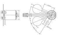 Obturateur à lame unique haute performance, calibré thermiquement par infrarouge, à commande solénoïde