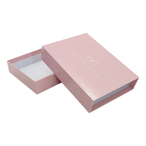 Oem Factory C2S Coated Paper Card Board Box Packaging Hot Stamp Pink Drawer Wig Boxes Custom Logo Packaging Wig Box - Product Image 5