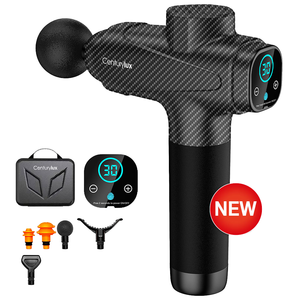 Pistola de Masaje Corporal Profesional Recargable de 30 Velocidades y 1500 mAh, Portátil, con 6 Cabezales de Masaje, Terapia de Percusión de Tejido Profundo para Músculos - Product Image 1