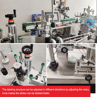Machine d'étiquetage automatique multifonctionnelle pour bouteilles rondes verticales