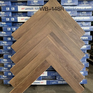 Pháp nội thất trắng lai parquetry xương cá <span class=keywords><strong>Laminate</strong></span> sàn 8 mét - Product Image 6