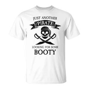 T-shirt pirate : Juste un autre pirate à la recherche de trésors – Design promotionnel - Product Image 1