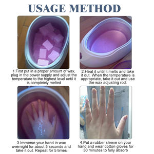 Fabricantes Venta Directa Calentador de parafina Cera de parafina Baño Nail Art Máquina de cera de parafina para la mano - Product Image 3