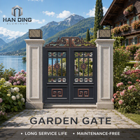 Portail de jardin en aluminium inoxydable, écologique, résistant aux UV, sans entretien, installation facile, fermeture automatique, thermolaqué pour villa